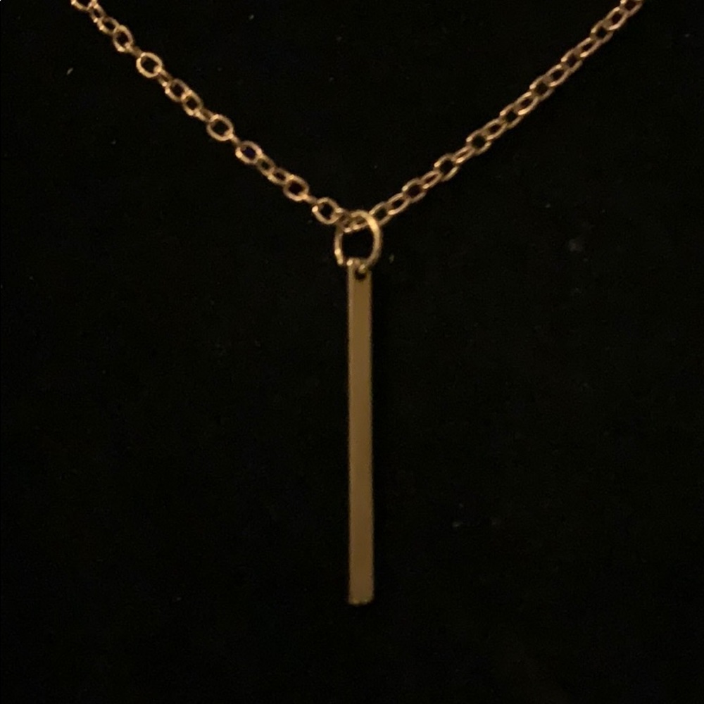 Bar necklace with extender NWOT VACATION HOLD